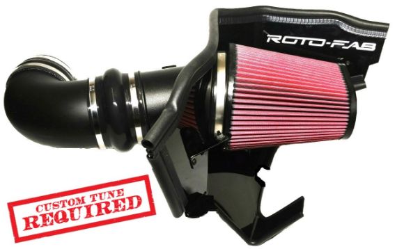 Cold Air Intake 2016-22 Camaro SS With LT4 S/C With Oiled Filter Roto-fab