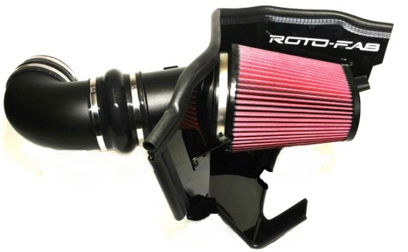 Cold Air Intake System 2016-22 Camaro SS With Whipple S/C Oiled Filter Roto-Fab