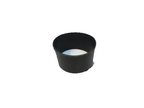 [1013-2048] 4.25" ID x 2.75" long coolant hose, black 